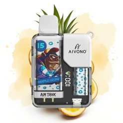 Aivono AIM-TANK 9500 Puffs Ananas Kokos 18ml 650mAh LCD