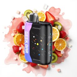 GEEK BAR Pulse X 42K Puffs Meteor Edition Jordbær Kiwi Is – 820mAh, 5%, Dobbelt Mesh Coil