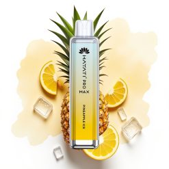 Hayati Pro Max 4000 Puffs Engangsvaper Ananas Is – 1400mAh, 2%/5% Nikotin, 2ml Tank
