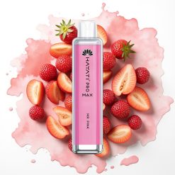 Hayati Pro Max 4000 Puffs Engangsvaper Herr Rosa – 1400mAh, 2ml/10ml, 2%/5%