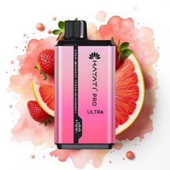 Hayati Pro Ultra 15000 Puffs – Jordbær Grapefrukt & Jordbær Dragefrukt – 2×12ml, 2%