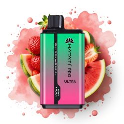 Hayati Pro Ultra 15000 Puffs Jordbær Vannmelon – 850mAh, 2×12ml, 2%