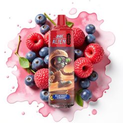 JNR Alien 10000 Puffs Blå Bringebær Kirsebær 850mAh 20ml Type-C