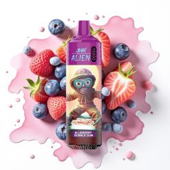 JNR Alien 10000 Puffs Blåbær Tyggegummi 850mAh 20ml Type-C