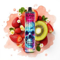 JNR Calavera 11000 Puffs Engangsvape Jordbær Kiwi – 21ml, 850mAh, Type-C