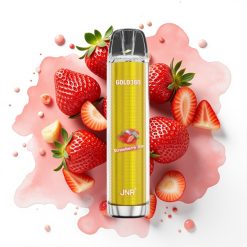JNR Gold380 6000 Puffs Engangs Vape Jordbær Is – 6000 Puffs, 13ml