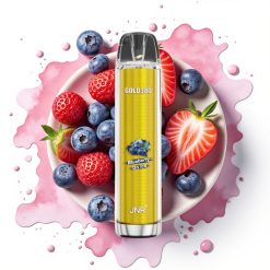 JNR Gold380 6000 Puffs Engangsvaper Blåbær Is 1500mAh 13ml