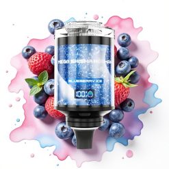 JNR Mega Shisha Hookah 100K Desktop Blåbær Is 60ml 2200mAh