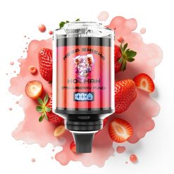 JNR Mega Shisha Hookah Desktop Kompatibilitet Jordbær Punch – 100K puffs, 60ml, 2200mAh