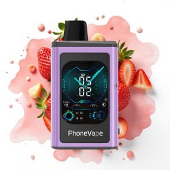 JNR PhoneVape 30000 puffs Engangsvape Jordbæris – 850mAh, Type-C, Turbo Mode