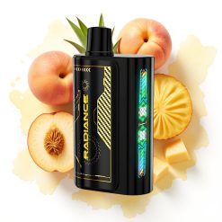 JNR Radiance 31000 Puffs Engangsdamp Fersken Mango Ananas, 28ml, 950 mAh