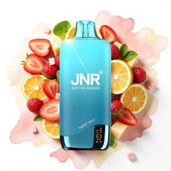 JNR Rainbow 10500 Puffs Engangsvape – Søt Mynte, 18ml, 600mAh, 0,8ohm