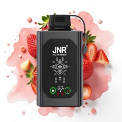 JNR Shisha Hookah Box 20500 Puffs Disposable Vape Jordbær Is – 25ml, 1000mAh, Type-C