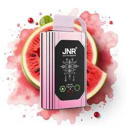 JNR Shisha Hookah Box 20500 Puffs Disposable Vape Kirsebær Vannmelon Fryse – 25ml, 1000mAh, Type-C