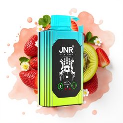 JNR Shisha Hookah Box 20500 Puffs – Jordbær Kiwi, HD Display, 25ml, 1000mAh