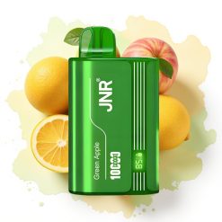 JNR Tank 10000 Puffs Engangsdamp Grønt Eple Fersken Pære, 20ml, 650mAh