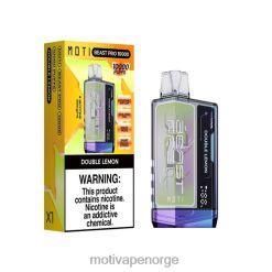 MOTI Norge | MOTI Beast Pro engangsvape (5 %, 10 000 drag) dobbel sitron PLPR843