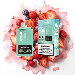Razz Bar 40000 Puffs Disposable Vape JORDBÆRIS & BLANDBÆR – 40000 Puffs, 1.0Ω×2 Mesh, 650mAh