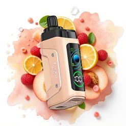 Razz Bar 45000 Puffs Disposable Vape Saftig Fersken Is, 1.0 Ohm Mesh, 650 mAh