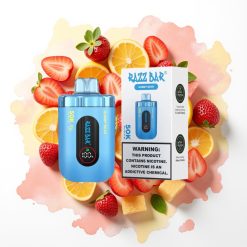 Razz Bar 50K Puffs Disposable Vape Gummibjørn – 50K Puffs, 1.0 Ohm, Type-C